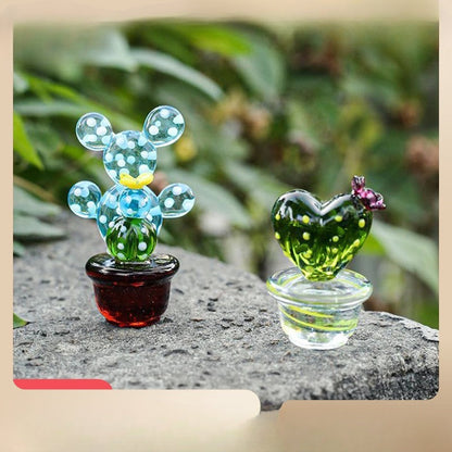 Cactus Potted Glaze Ornaments