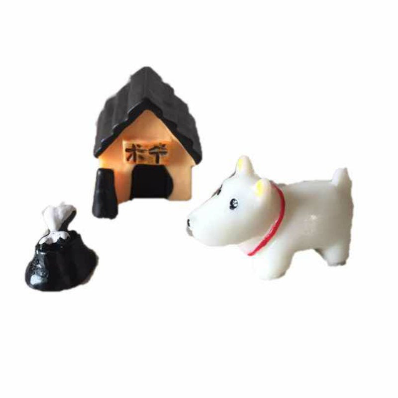 Cartoon Animal Three Piece Set  Doll Resin
