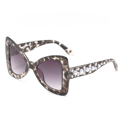 Kids Triangle Inlaid Pearl PC Sunglasses