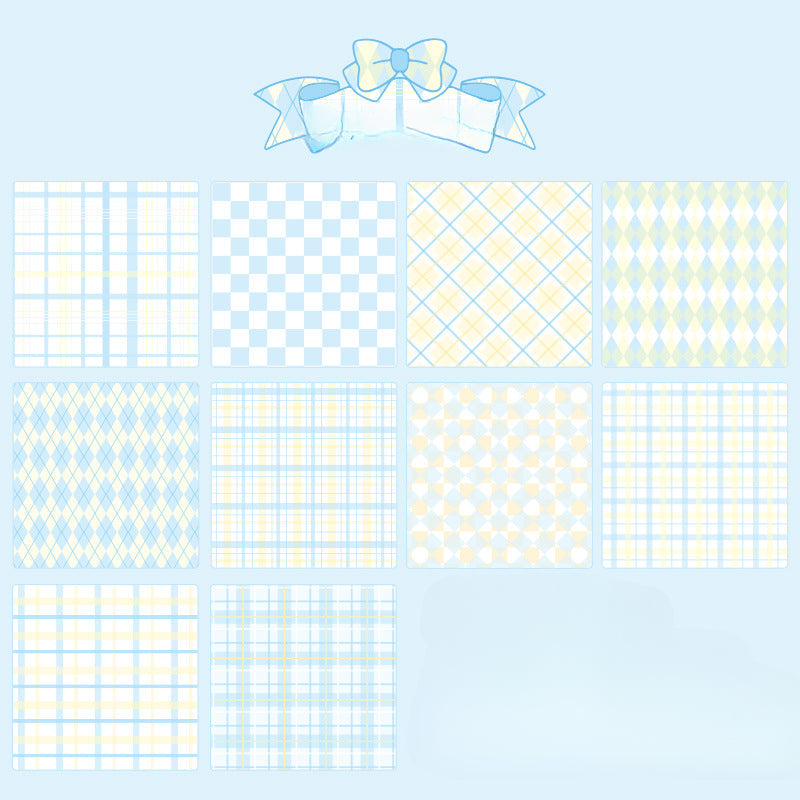 Paper Grid Convenience Stickers