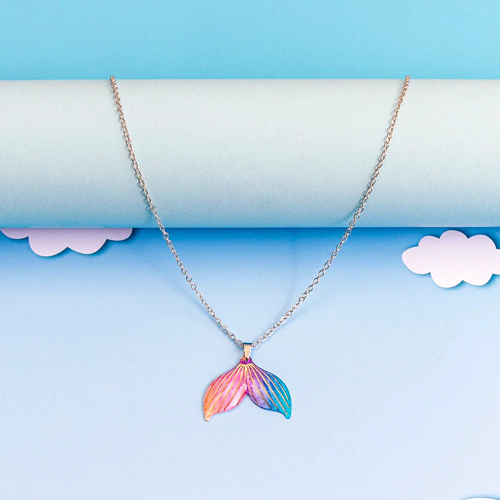 Girls Mermaid Fishtail Necklace