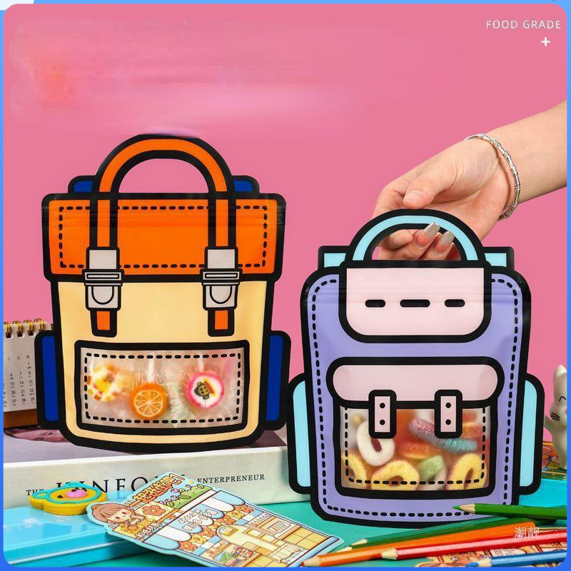 MOPP Holiday Gift Packaging Bags Cute Creative Gift Bags Portable Book Bags