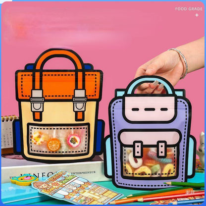 MOPP Holiday Gift Packaging Bags Cute Creative Gift Bags Portable Book Bags