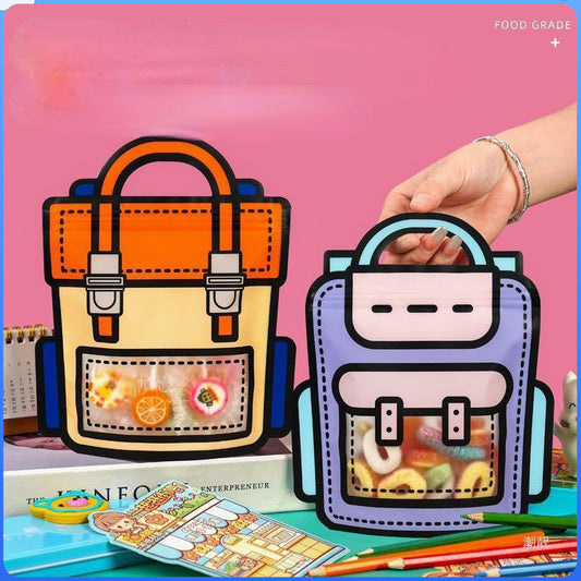 MOPP Holiday Gift Packaging Bags Cute Creative Gift Bags Portable Book Bags