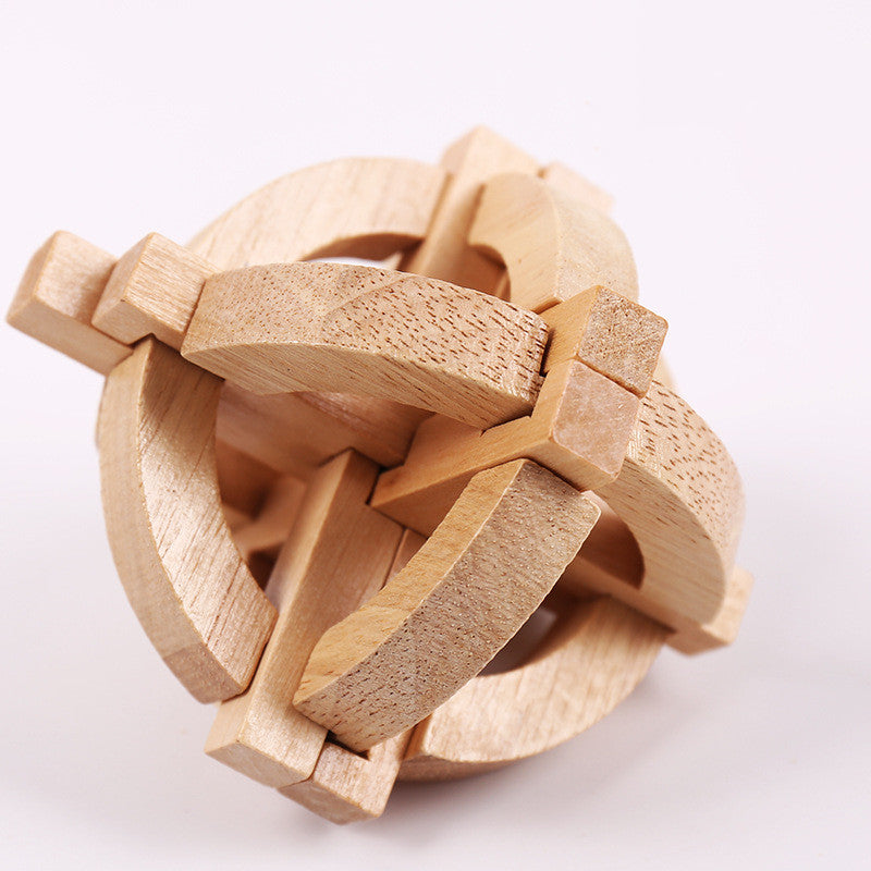 Educational Wood Lock Puzzle Set for Kids