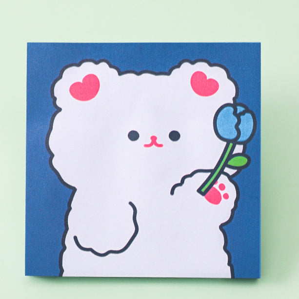 Cute Little Bear Paper Convenience Stickers