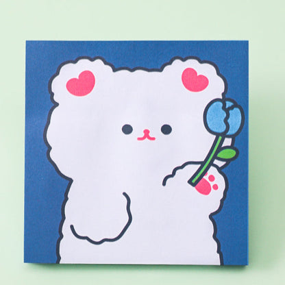 Cute Little Bear Paper Convenience Stickers