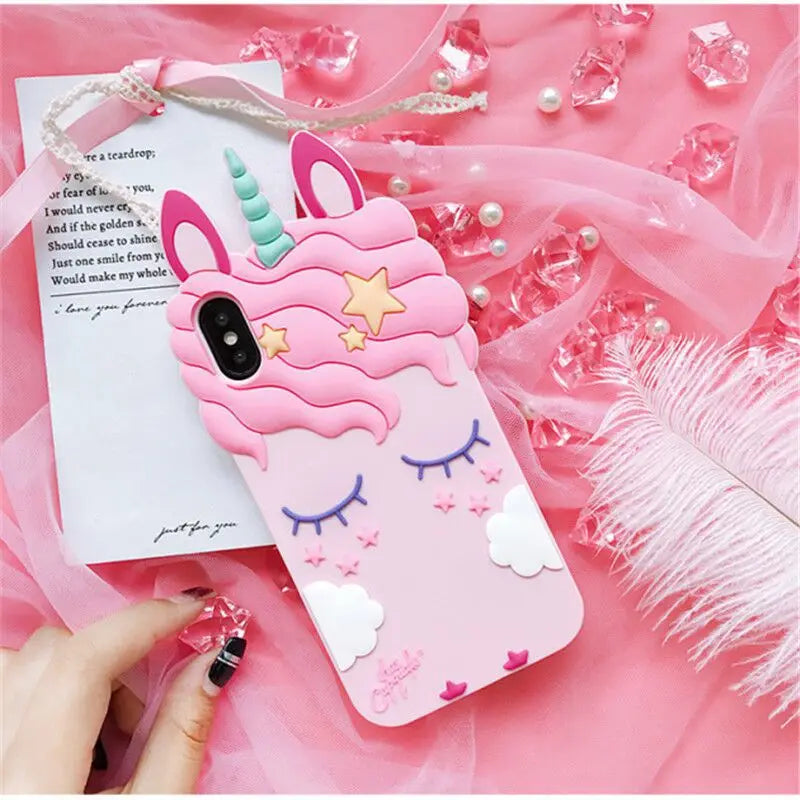Pink Dreamy Unicorn Phone Case For Samsung Brand