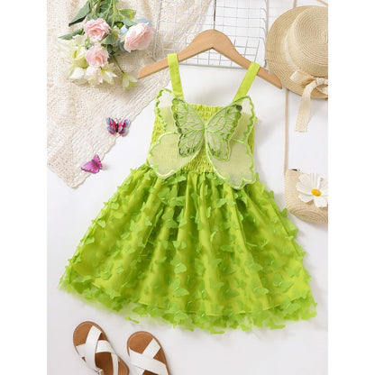 Butterfly Mesh Polyester Princess Skirt