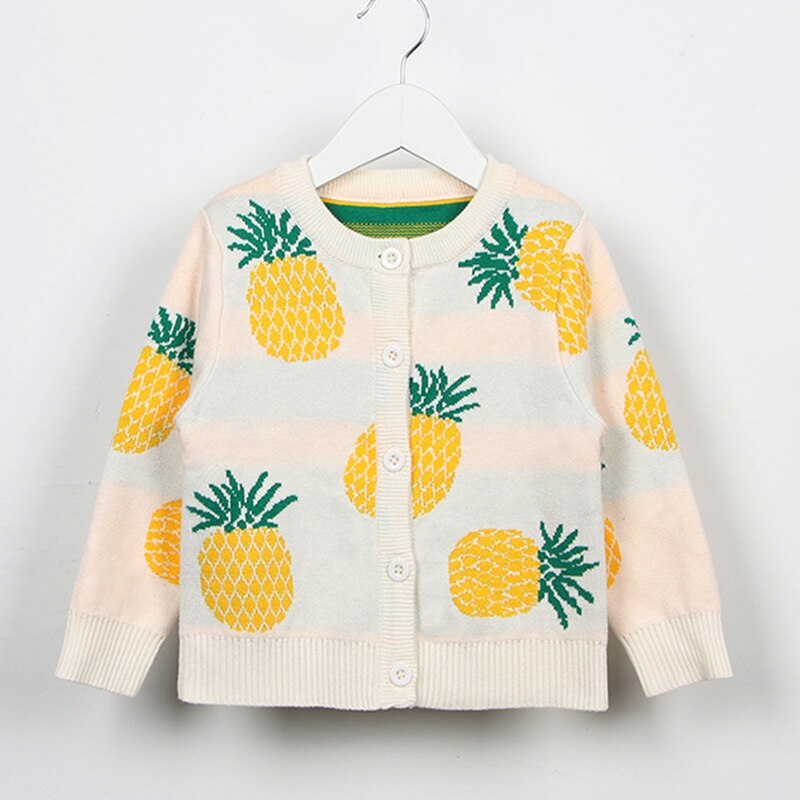 Plaid Design Knitted Cardigan