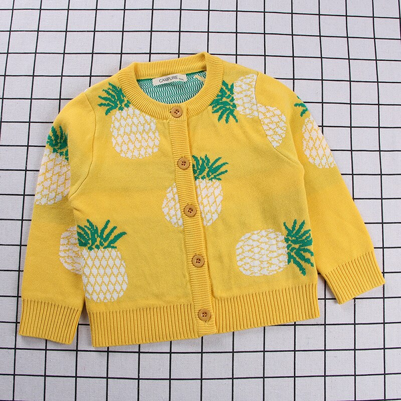 Plaid Design Knitted Cardigan