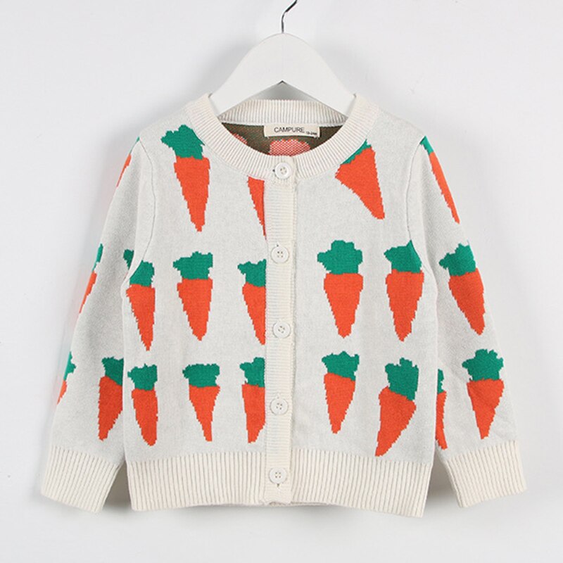 Plaid Design Knitted Cardigan