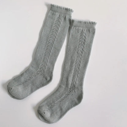 Cotton Knee-High Socks: Breathable & Stylish