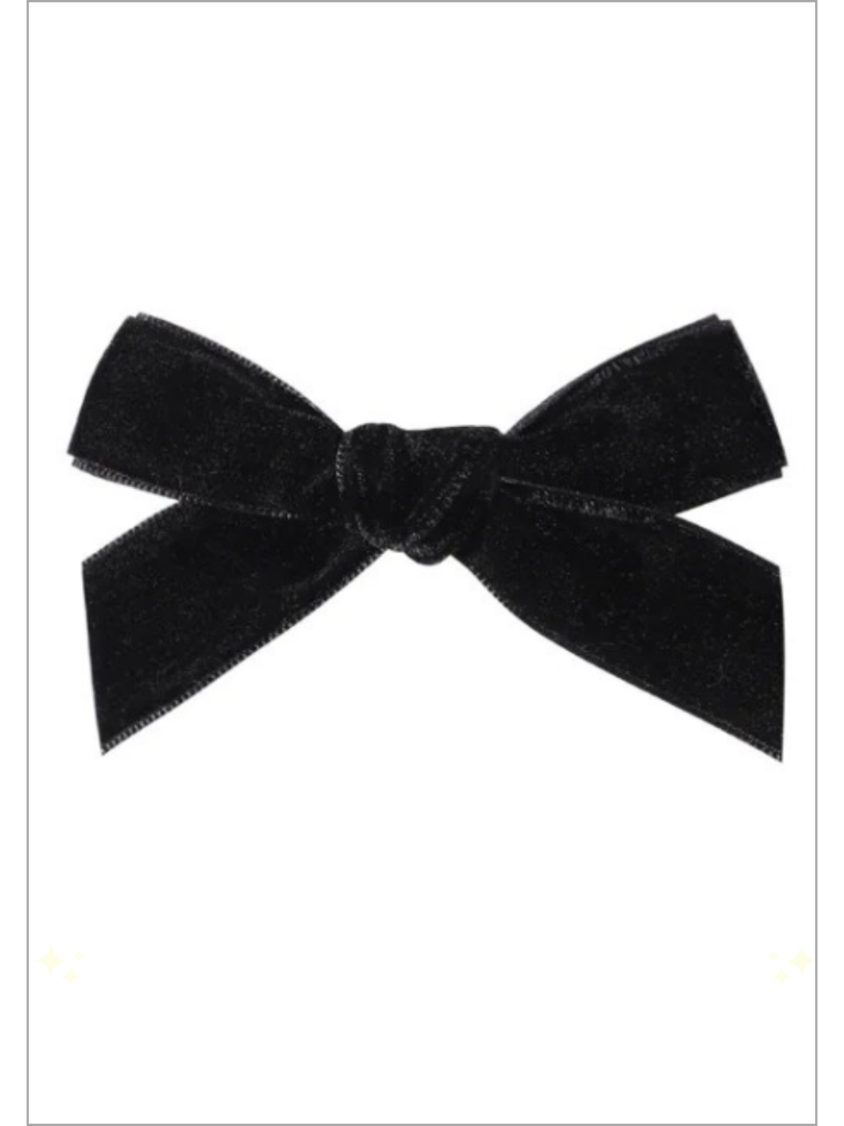 Girls Vivacious Velvet 2 Piece Hair Bows Clips