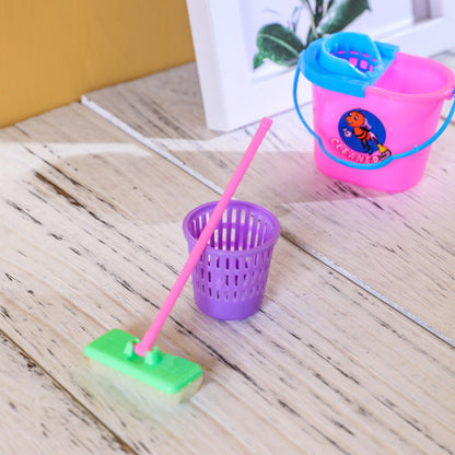 Wholesale 9 pieces doll cleaning tools set TOY
