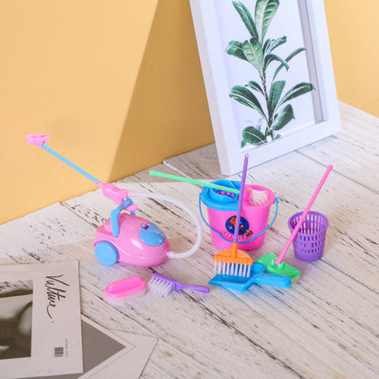 Wholesale 9 pieces doll cleaning tools set TOY
