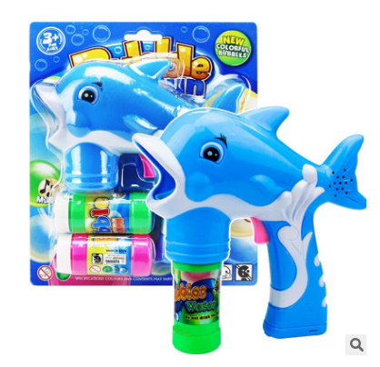 Cute Cartoon Dolphin Shape Bubble Gun