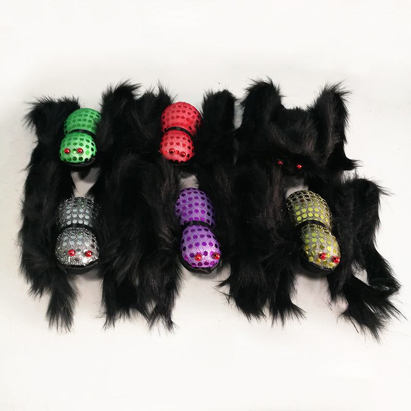 Halloween Decoration Simulation Big Black Spider Foam Props
