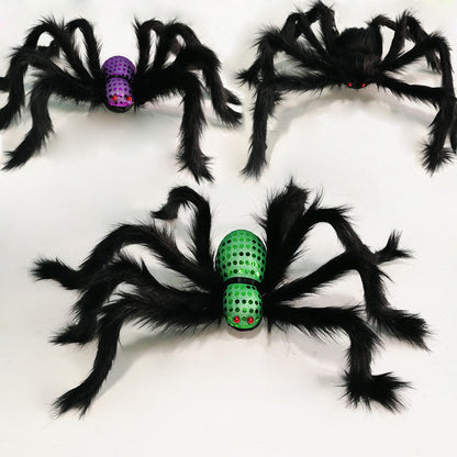 Halloween Decoration Simulation Big Black Spider Foam Props