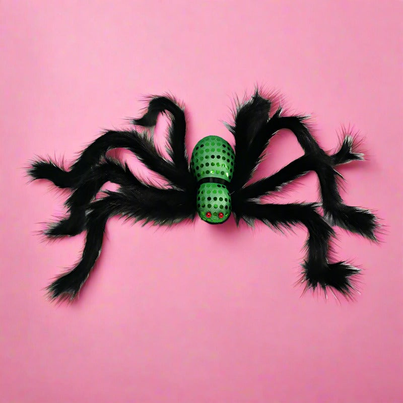 Halloween Decoration Simulation Big Black Spider Foam Props