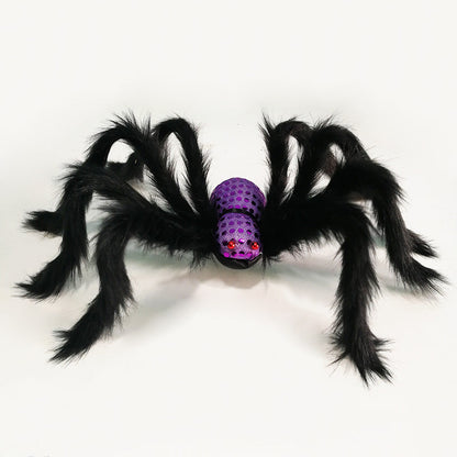 Halloween Decoration Simulation Big Black Spider Foam Props
