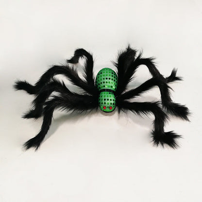 Halloween Decoration Simulation Big Black Spider Foam Props