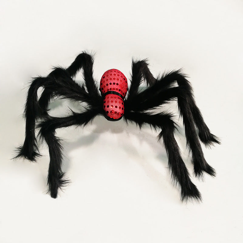 Halloween Decoration Simulation Big Black Spider Foam Props