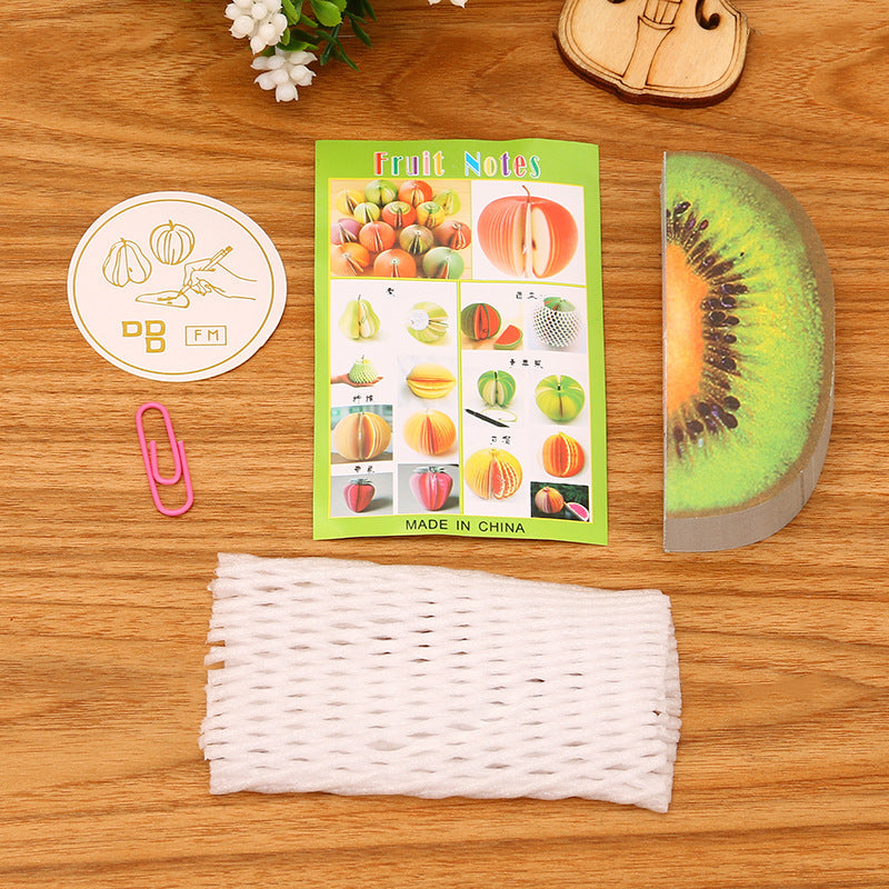 Three-dimensional Creative Fruit Paper Convenience Stickers