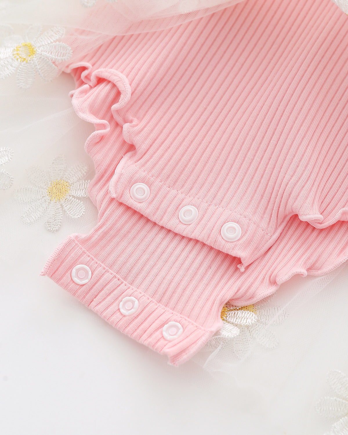 Baby Girls Flower Lace Dresses Headwear