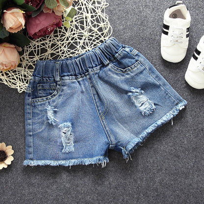 Girls Cotton Denim Pants Baby Clothes