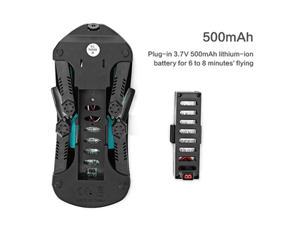 Pocket-Sized JY018 Black Bee Drone