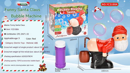 Santa Claus Bubbles Machine