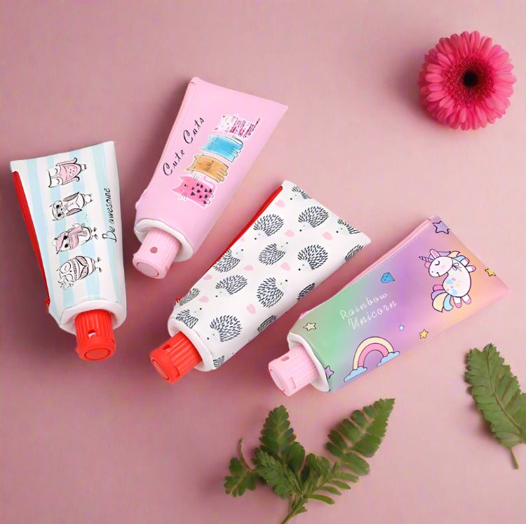 PU Toothpaste Shaped Pen Bags