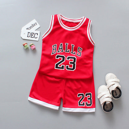 Baby Cotton Basketball Suit Sets