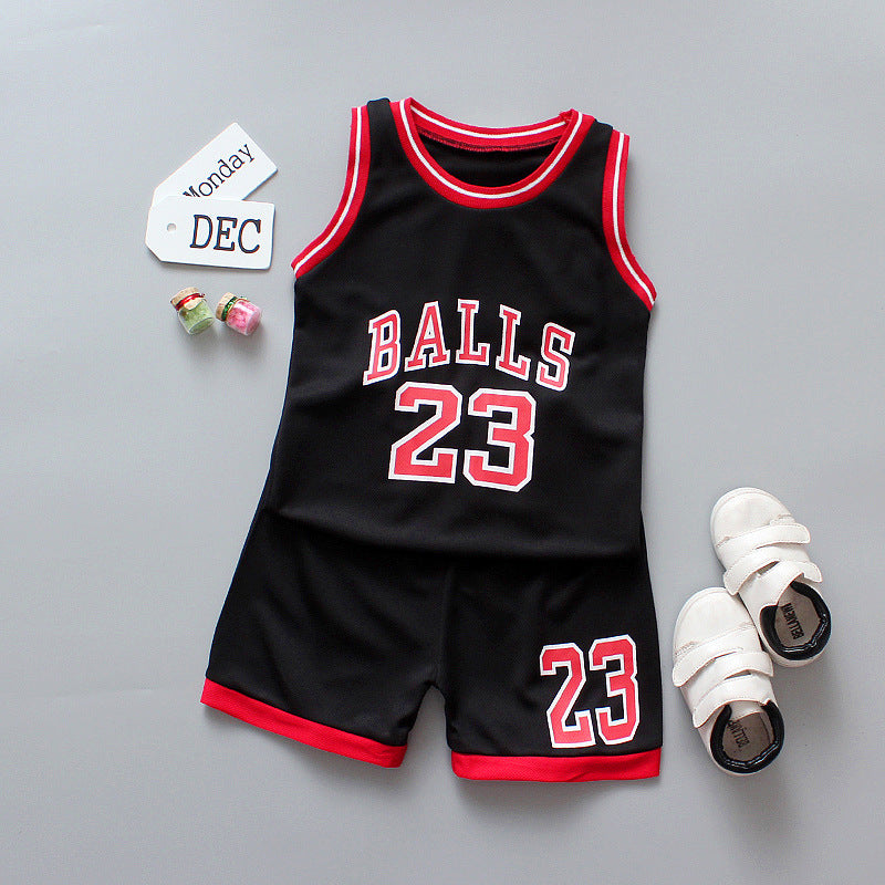 Baby Cotton Basketball Suit Sets