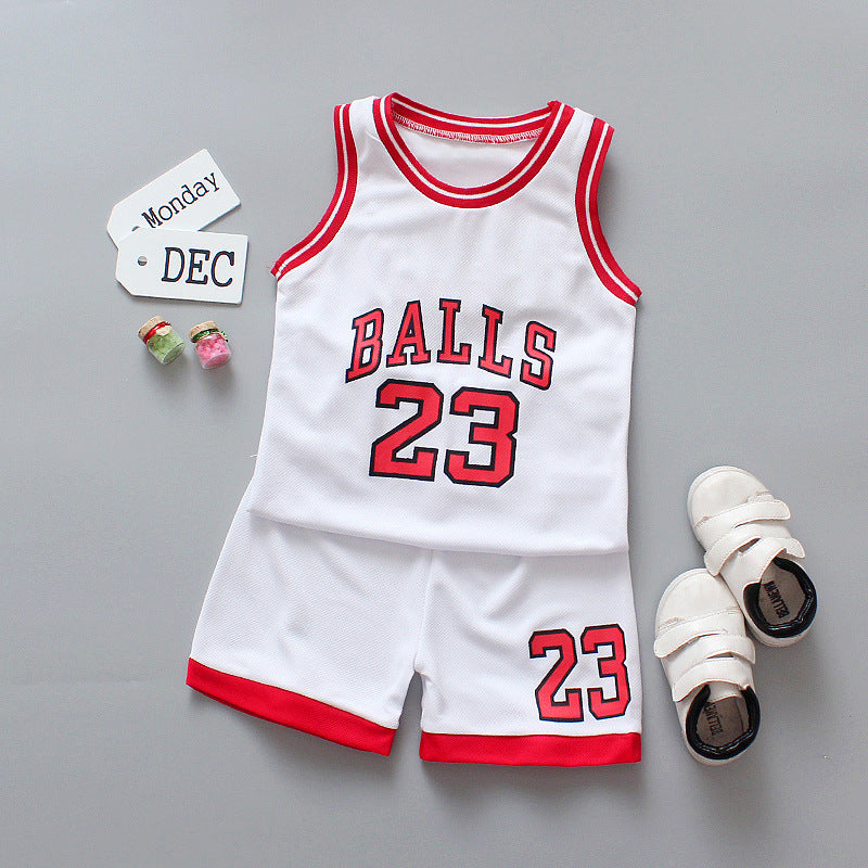 Baby Cotton Basketball Suit Sets