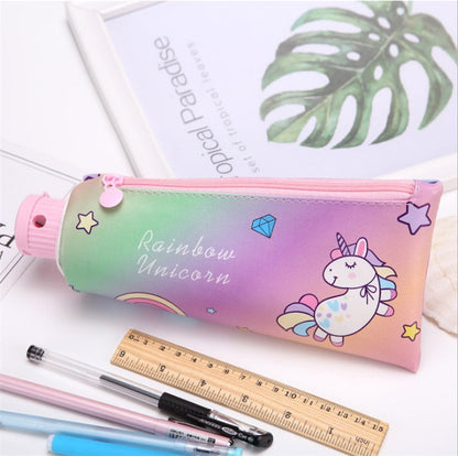 PU Toothpaste Shaped Pen Bags with Pencil Sharpeners