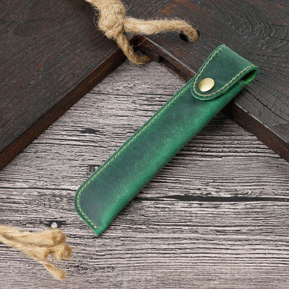 Vintage Handmade Top Layer Cowhide Creative Pencil Case