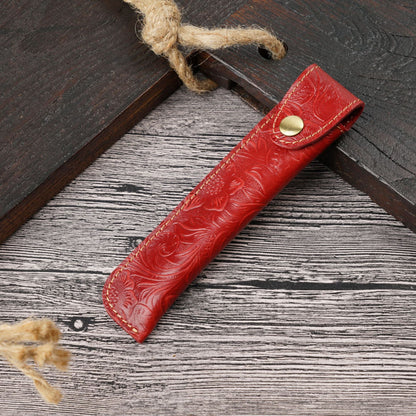 Vintage Handmade Top Layer Cowhide Creative Pencil Case