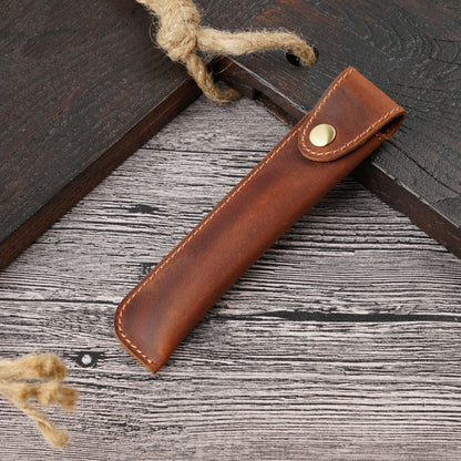 Vintage Handmade Top Layer Cowhide Creative Pencil Case