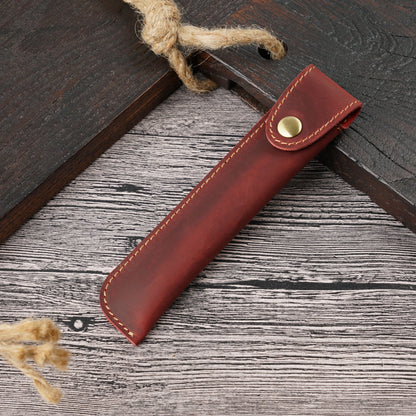 Vintage Handmade Top Layer Cowhide Creative Pencil Case