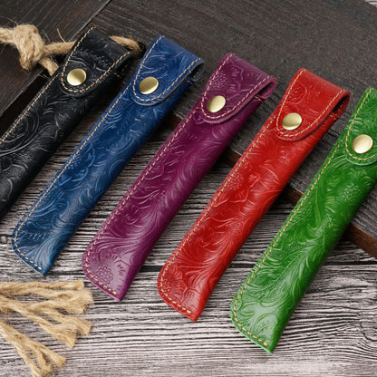 Vintage Handmade Top Layer Cowhide Creative Pencil Case