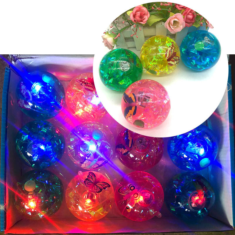 Glitter Plastic Jumping Ball