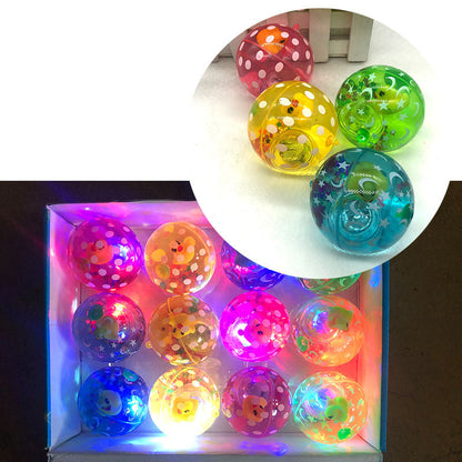 Glitter Plastic Jumping Ball