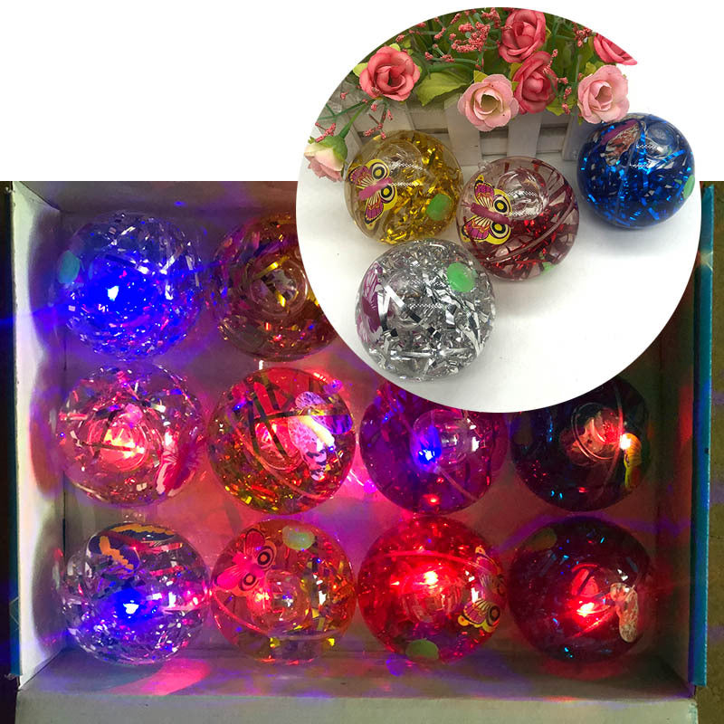Glitter Plastic Jumping Ball