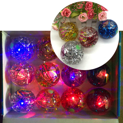 Glitter Plastic Jumping Ball