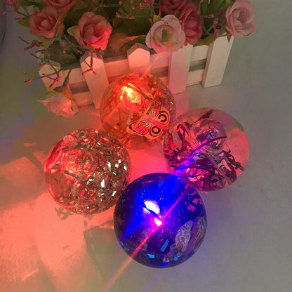 Glitter Plastic Jumping Ball