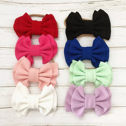 Big double bow headband