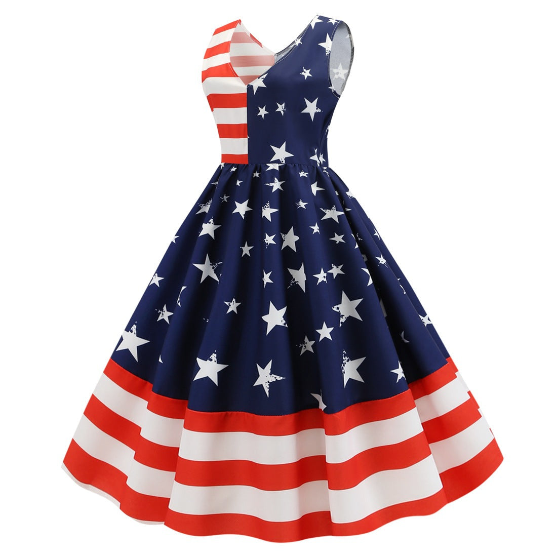 Independence Day Dresses Polyester Baby Clothes