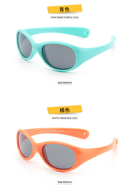 Wholesale Children's Polarized Silicone Outdoor Sunglasses